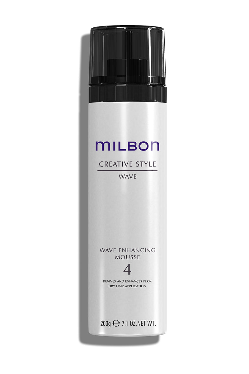 Milbon Creative Style Wave Enhancing Mousse # 4 7.1 oz
