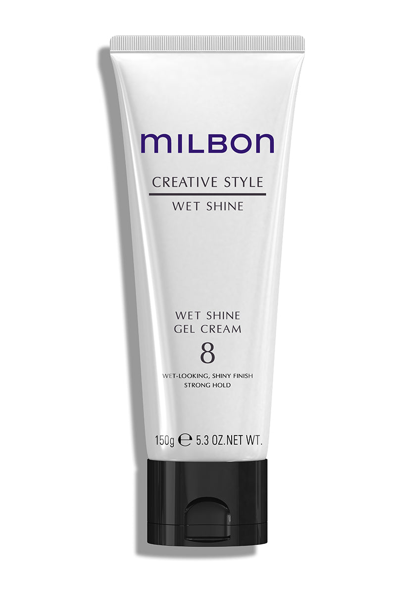 Milbon Creative Style Wet Shine Gel Cream # 8 5.3 oz